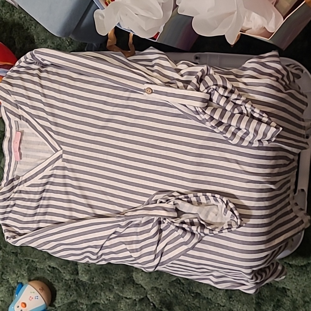 Nursing Shirt, 3/4 Sleeve w/roll tab